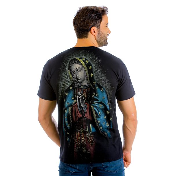 Camiseta Nossa Senhora de Guadalupe DV11658 Preto M