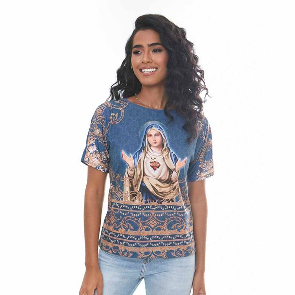 Blusa-Imaculado-Coracao-de-Maria--azul-frente