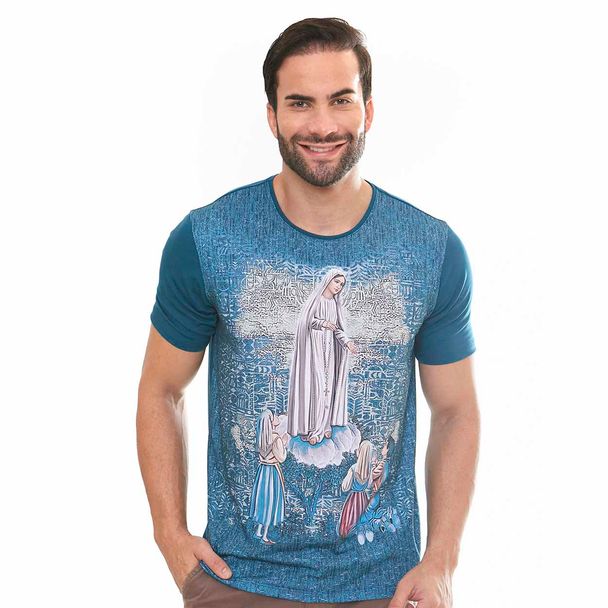 Camiseta-Nossa-Senhora-de-Fatima-verde-frente--1-